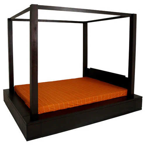 Amsterdam 4 Poster Bed Queen Size for Mattress 153 x 193 cm TEK168 BS 400 PNM QS Canopy Bed ( Queen ) - Image 3