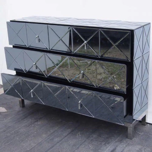 DELANEY Mirrored Buffet Sideboard Cabinet - Image 3