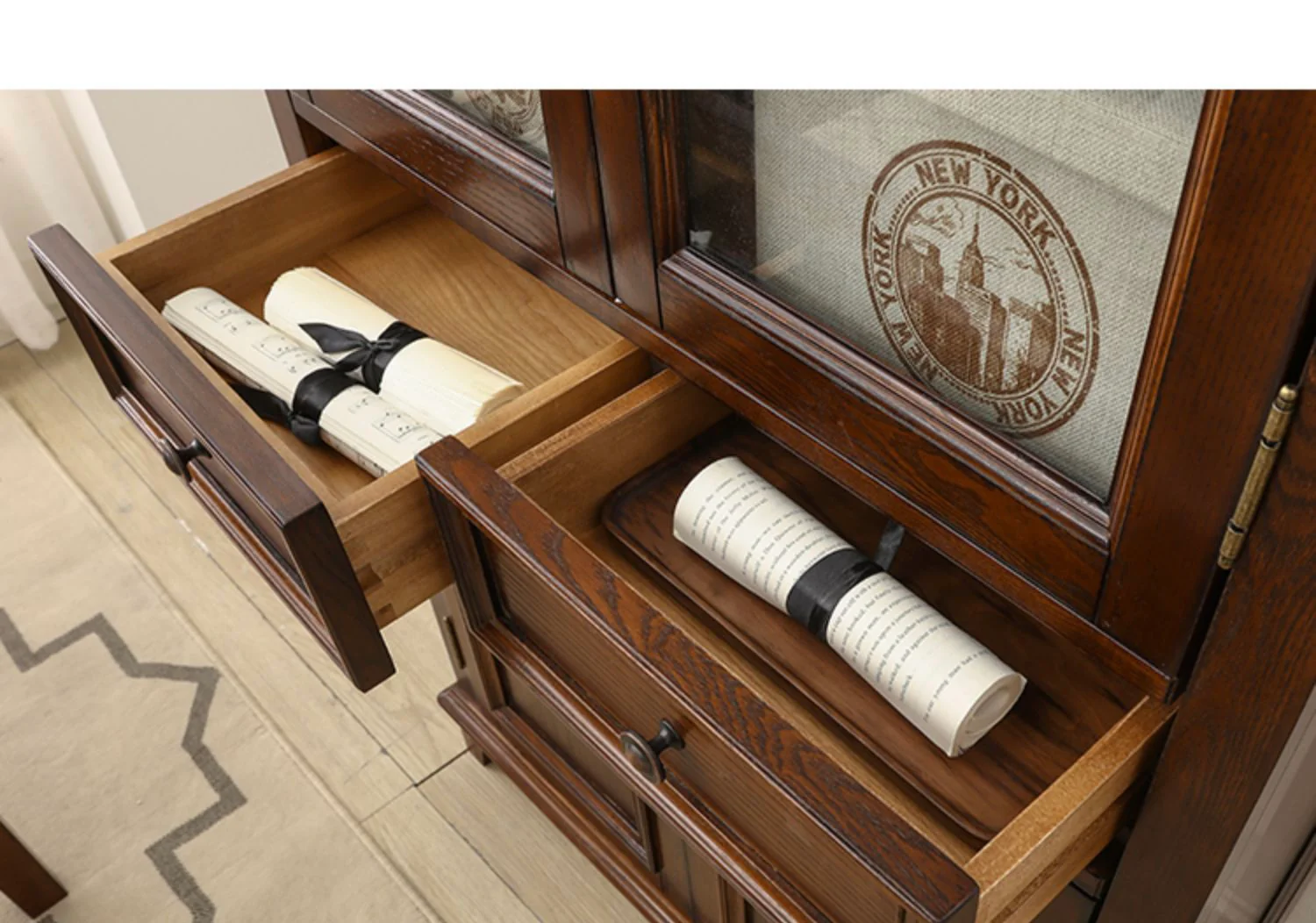 Mateo Glass Display Hutch - Image 6