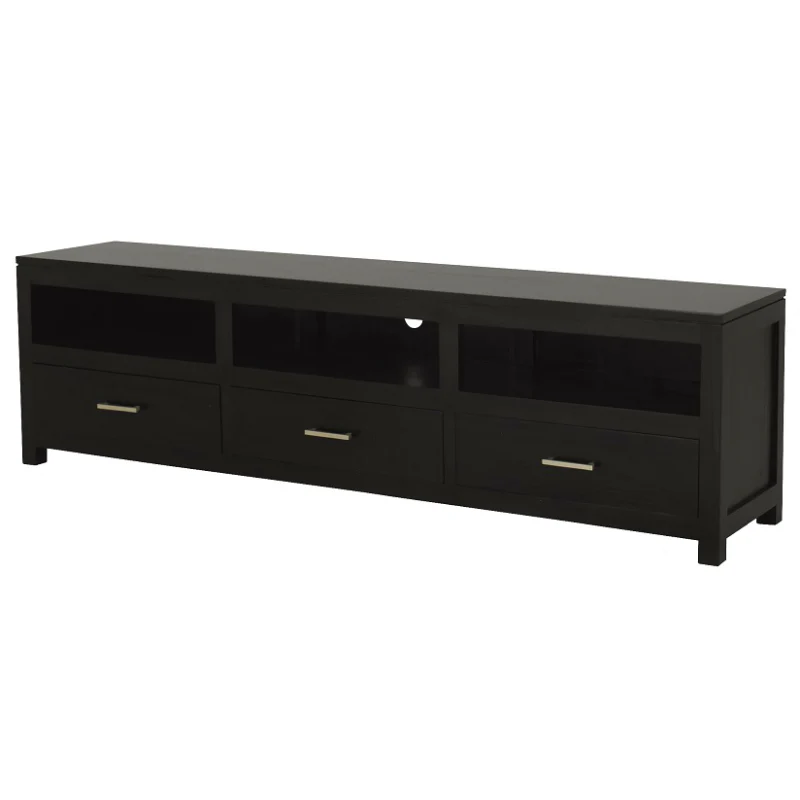 WAREHOUSE SALE Milan TV Console 3 Drawers Full Solid Wood TEK168 SB 003 PNM (Discount $1199, Special Price $999) - Image 3