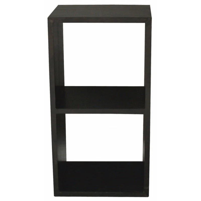 Minimalist Teak Bookcase Display 2 Cube 2 Shelves Bookcase TEK168 CU 002 RPN ( Light Pecan Colour ) ( Picture Illustration Colour for Reference Only ) - Image 3