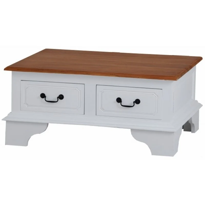 Tasmania Coffee Table 4 Drawers Large Rectagular Design TEK168 CT 004 PN - Image 3