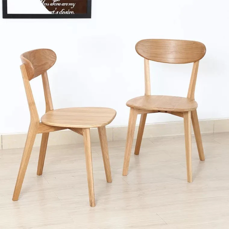 TOBY ACCORD Rustic Solid Wood Dining Chair - Image 3